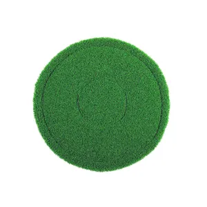 20" Green Round Tile and Grout Pad - Sold Individually - Square Scrub SS P0020RGTG