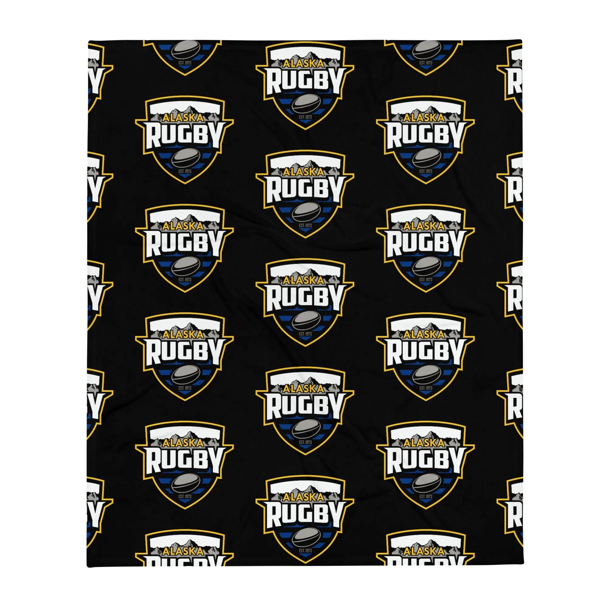 Alaska Rugby Throw Blanket