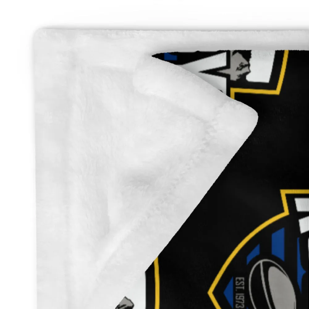 Alaska Rugby Throw Blanket
