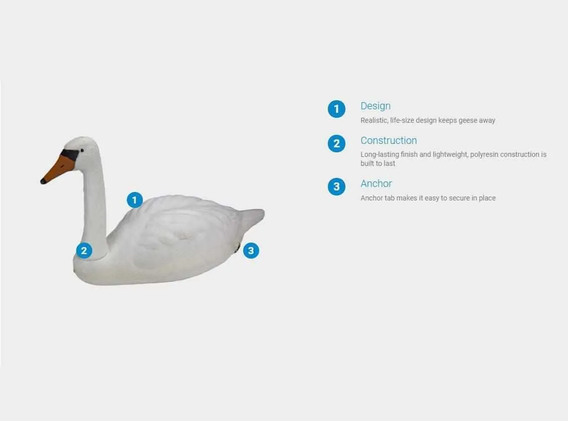 Aquascape Floating Swan Decoy