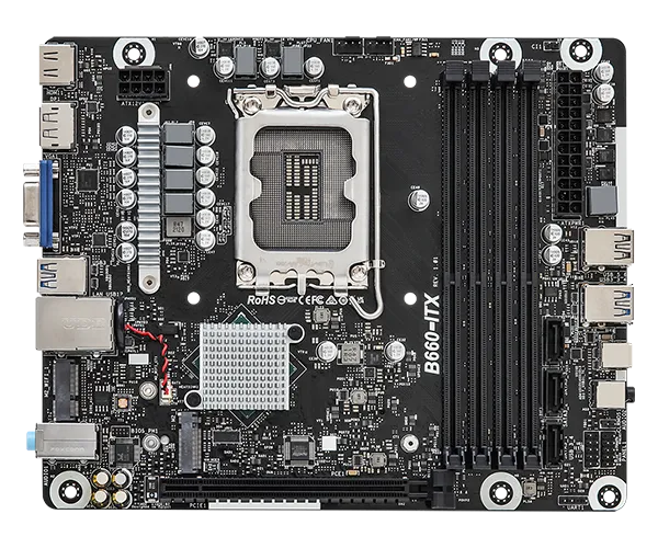 ASRock DeskMeet B660 AC D4 | Intel Barebones Mini PC