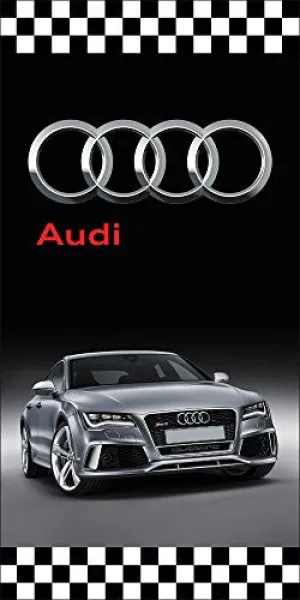 Audi Auto Dealer Vertical Avenue Pole Banner Signs