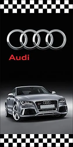 Audi Auto Dealer Vertical Avenue Pole Banner Signs