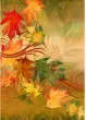 Autumn Aria House Flag