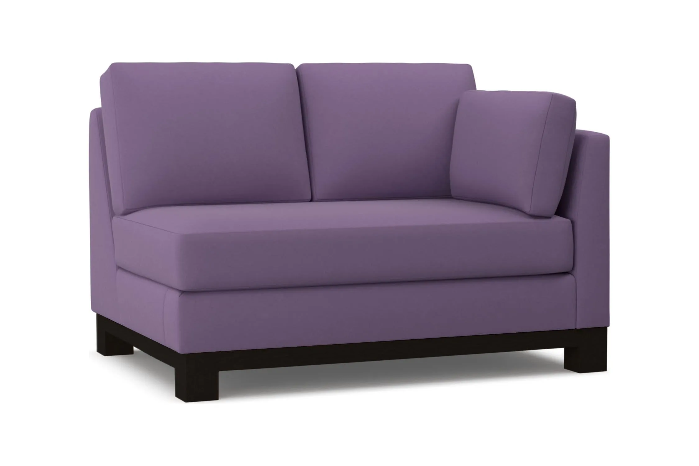 Avalon Right Arm Loveseat :: Leg Finish: Espresso / Configuration: RAF - Chaise on the Right