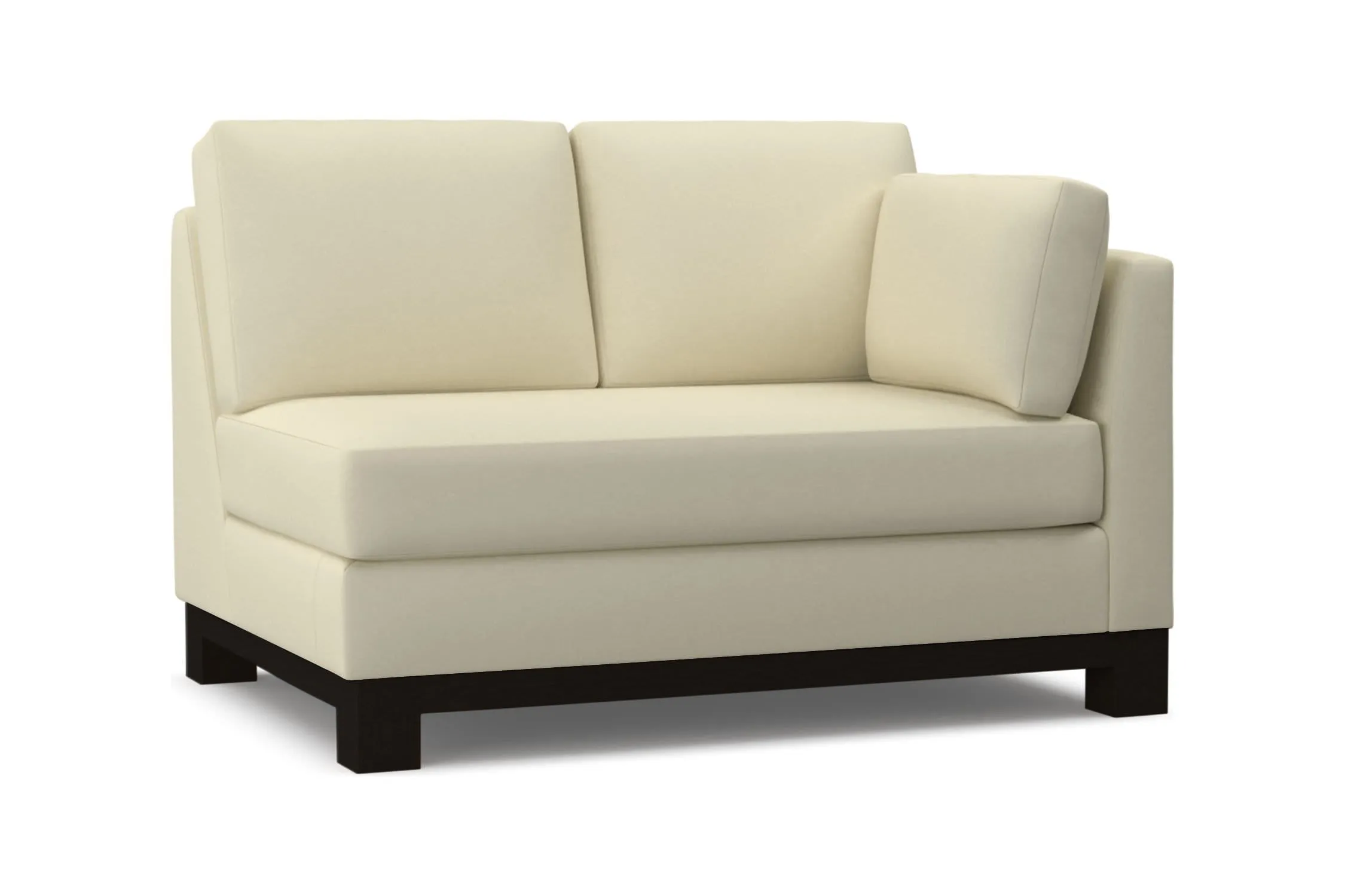 Avalon Right Arm Loveseat :: Leg Finish: Espresso / Configuration: RAF - Chaise on the Right