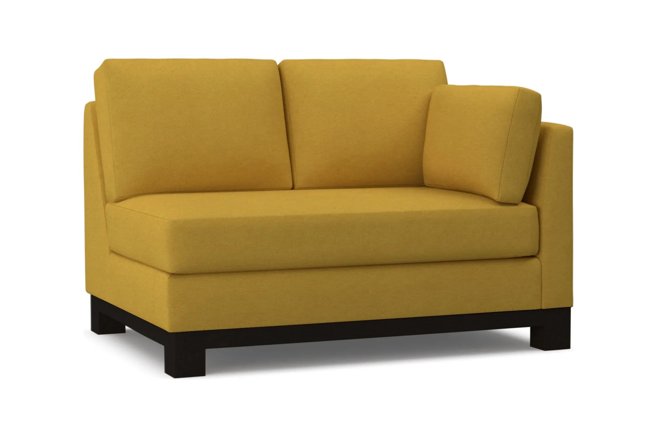 Avalon Right Arm Loveseat :: Leg Finish: Espresso / Configuration: RAF - Chaise on the Right