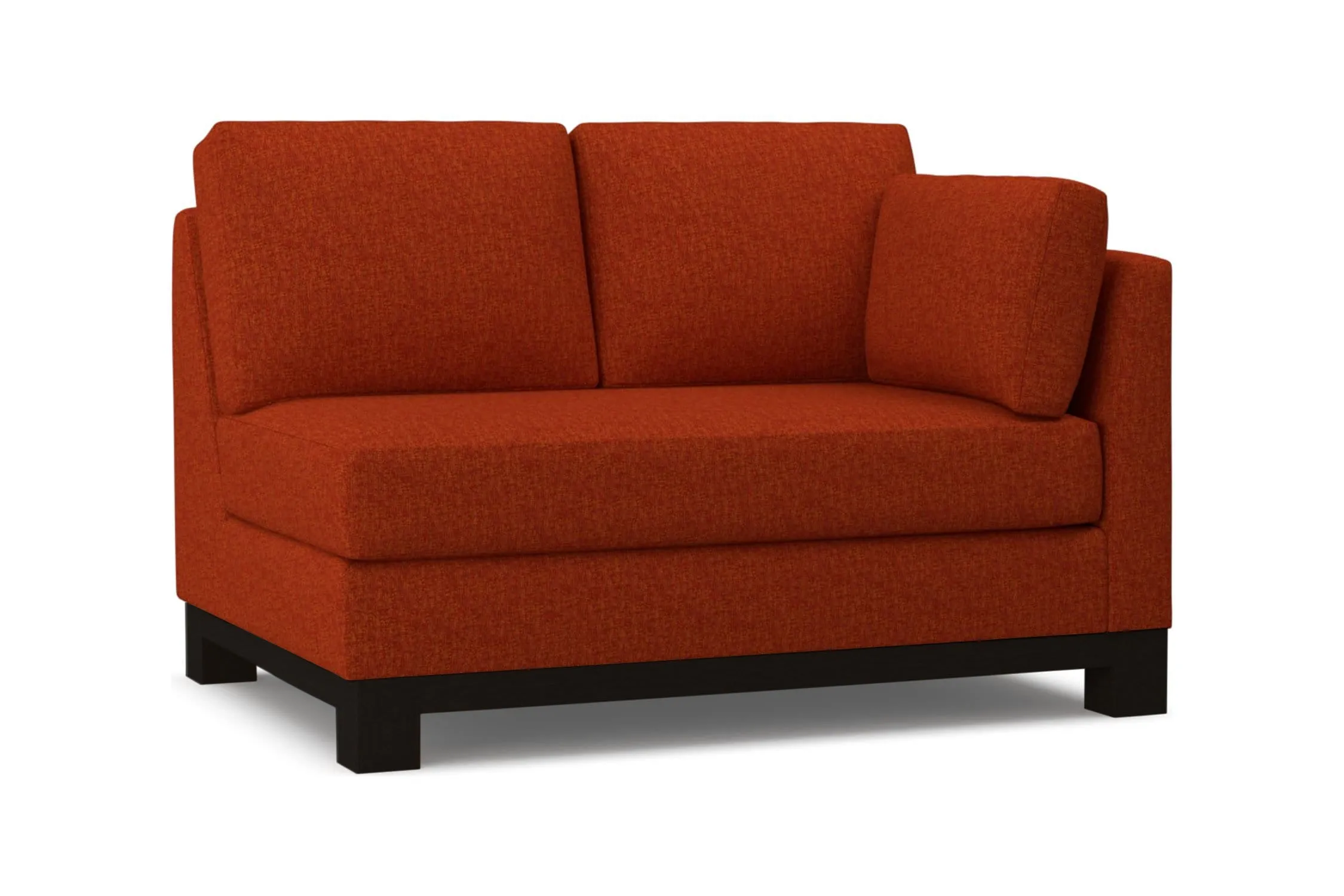 Avalon Right Arm Loveseat :: Leg Finish: Espresso / Configuration: RAF - Chaise on the Right