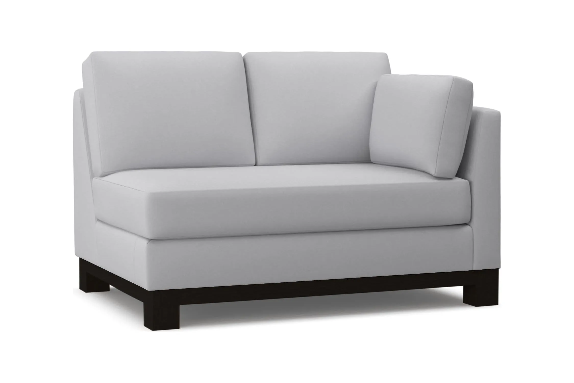 Avalon Right Arm Loveseat :: Leg Finish: Espresso / Configuration: RAF - Chaise on the Right