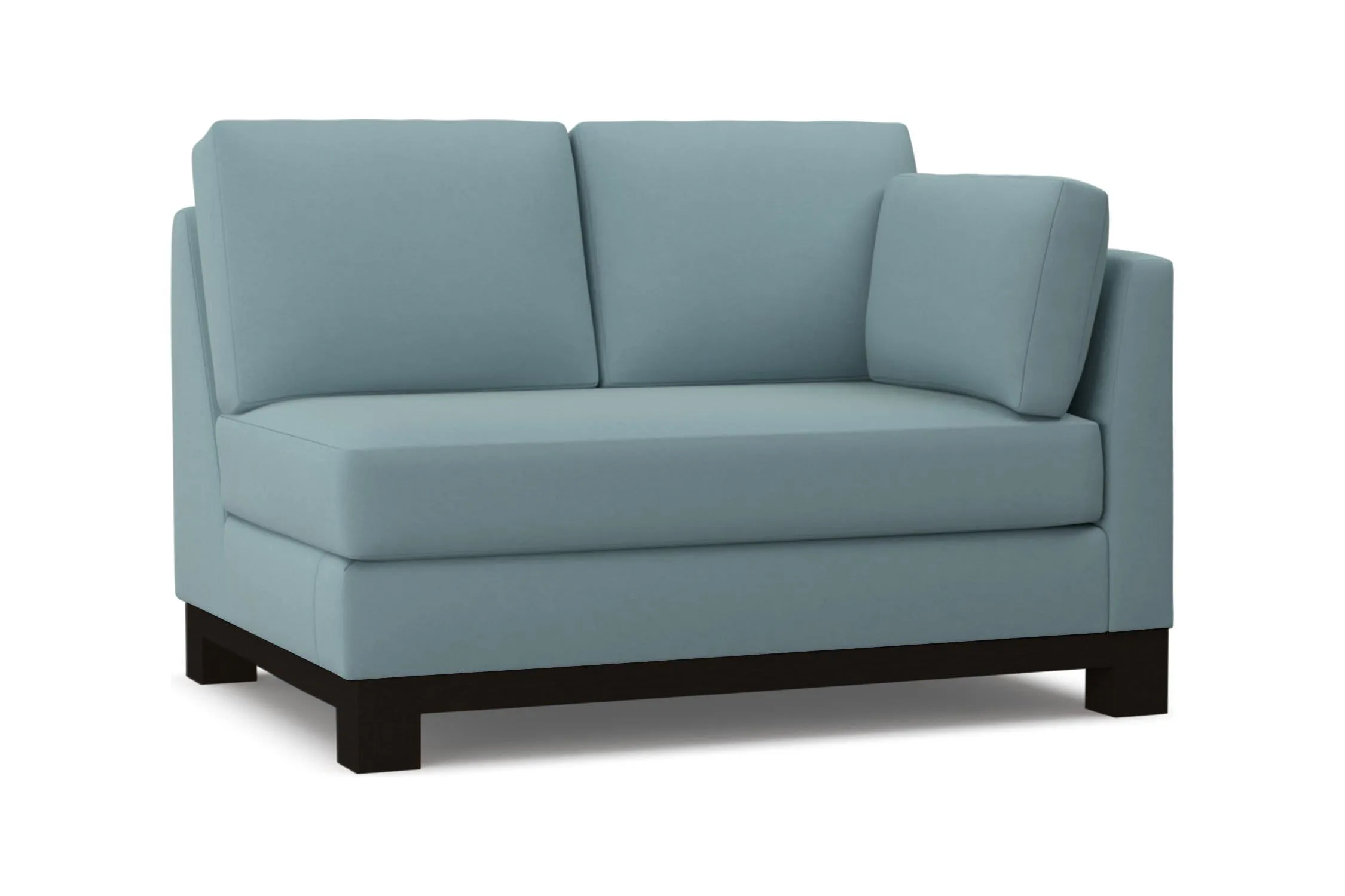 Avalon Right Arm Loveseat :: Leg Finish: Espresso / Configuration: RAF - Chaise on the Right