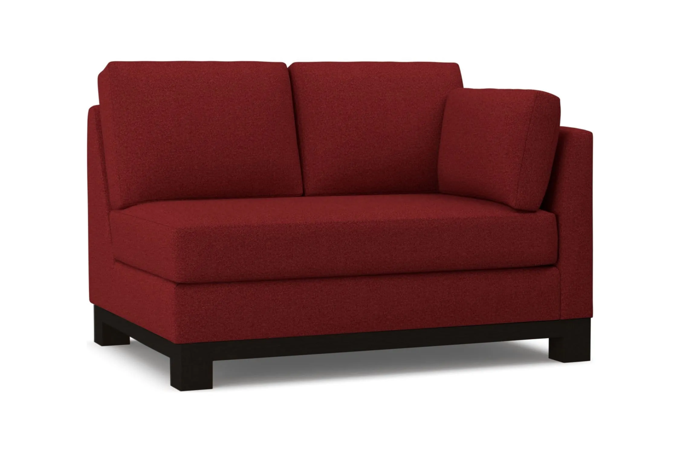 Avalon Right Arm Loveseat :: Leg Finish: Espresso / Configuration: RAF - Chaise on the Right
