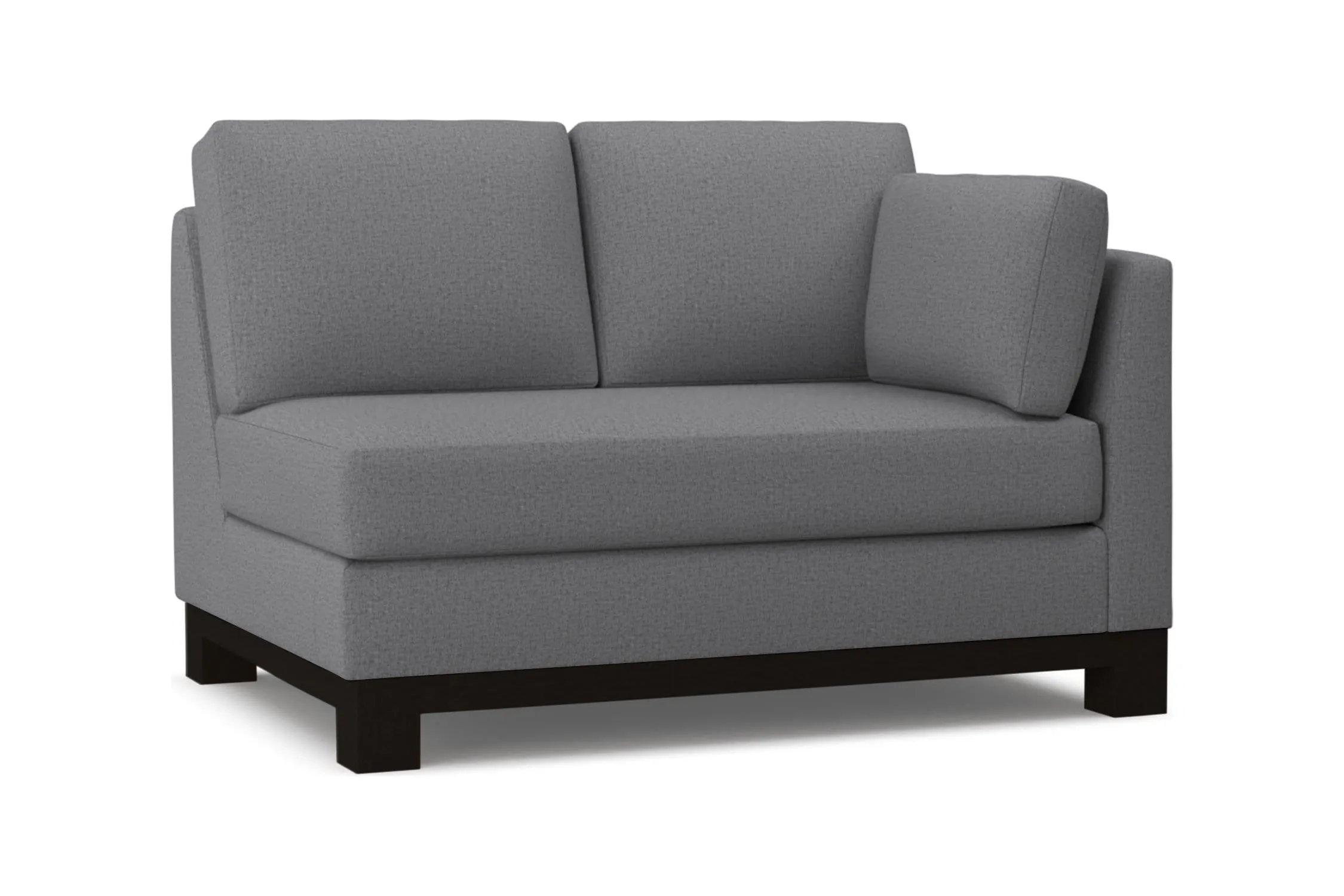 Avalon Right Arm Loveseat :: Leg Finish: Espresso / Configuration: RAF - Chaise on the Right