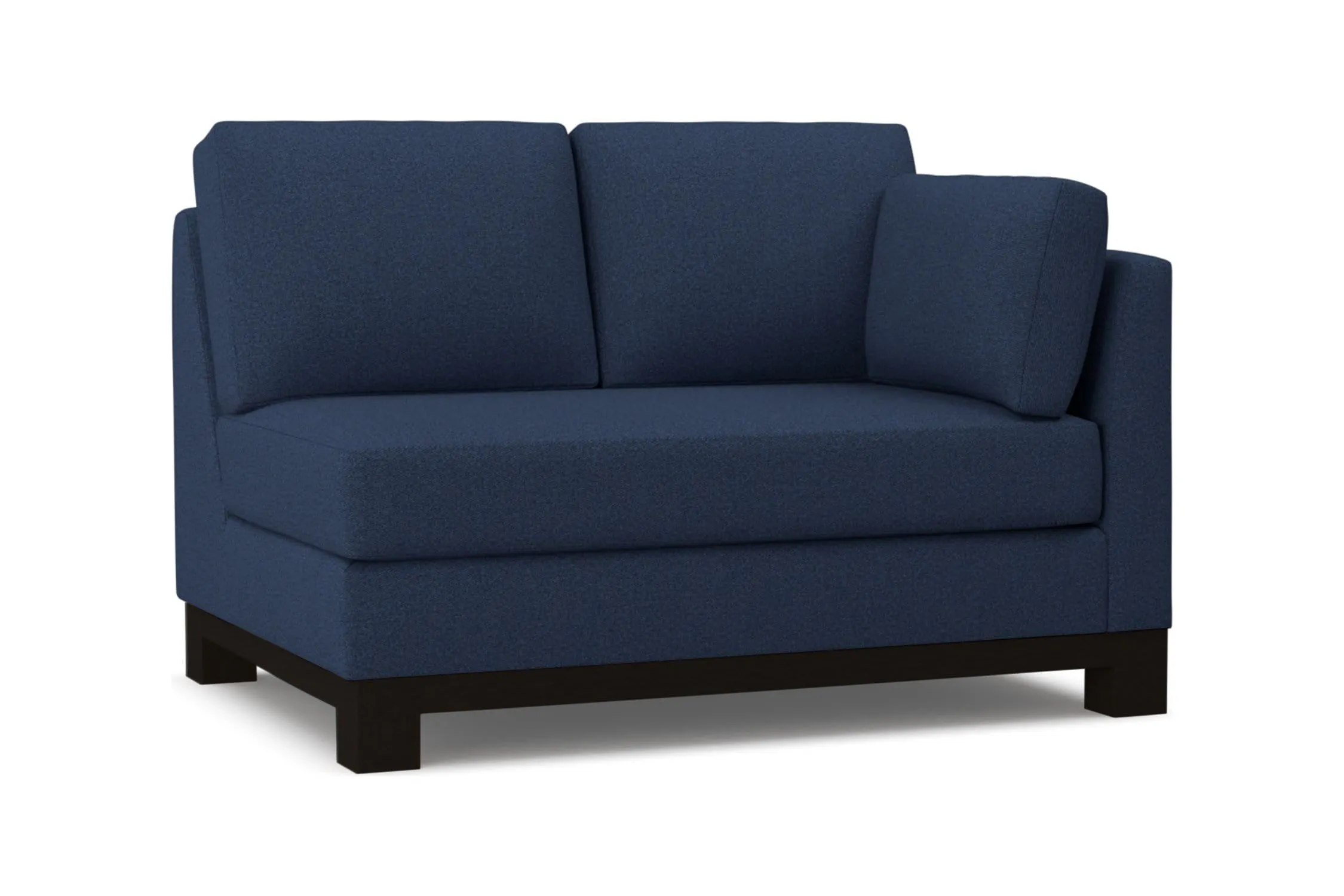 Avalon Right Arm Loveseat :: Leg Finish: Espresso / Configuration: RAF - Chaise on the Right