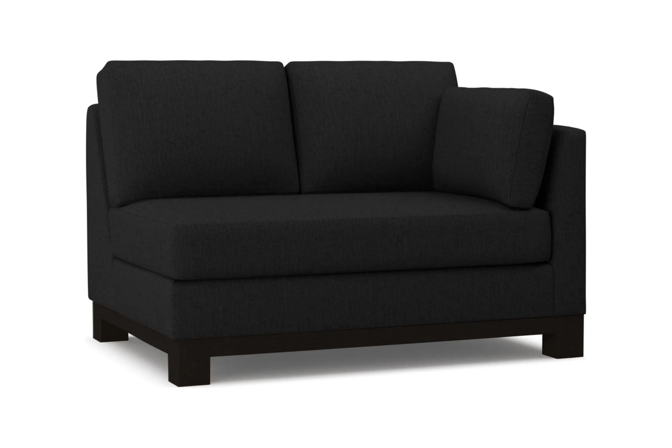 Avalon Right Arm Loveseat :: Leg Finish: Espresso / Configuration: RAF - Chaise on the Right