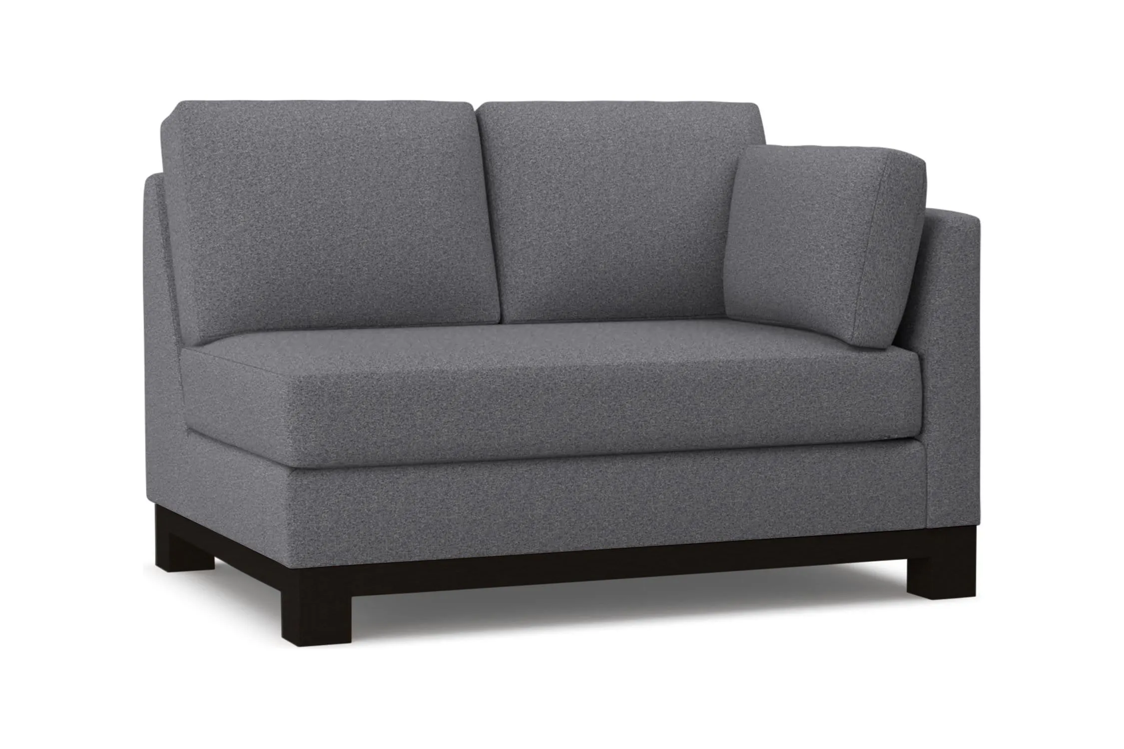 Avalon Right Arm Loveseat :: Leg Finish: Espresso / Configuration: RAF - Chaise on the Right