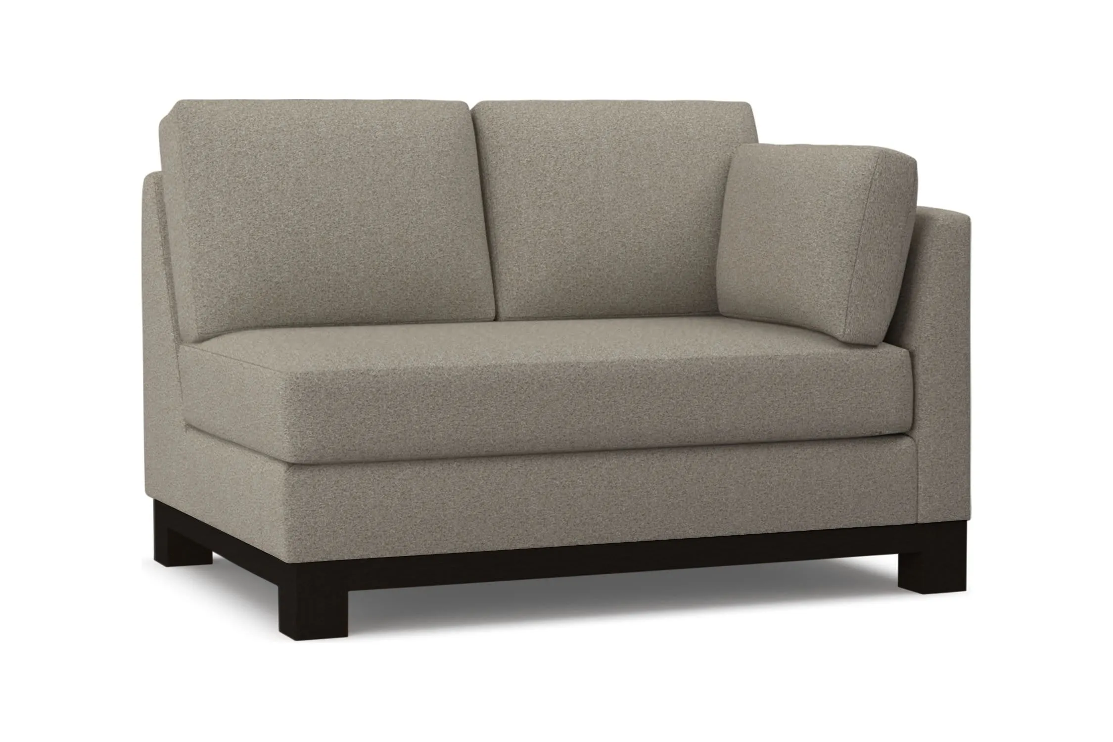 Avalon Right Arm Loveseat :: Leg Finish: Espresso / Configuration: RAF - Chaise on the Right