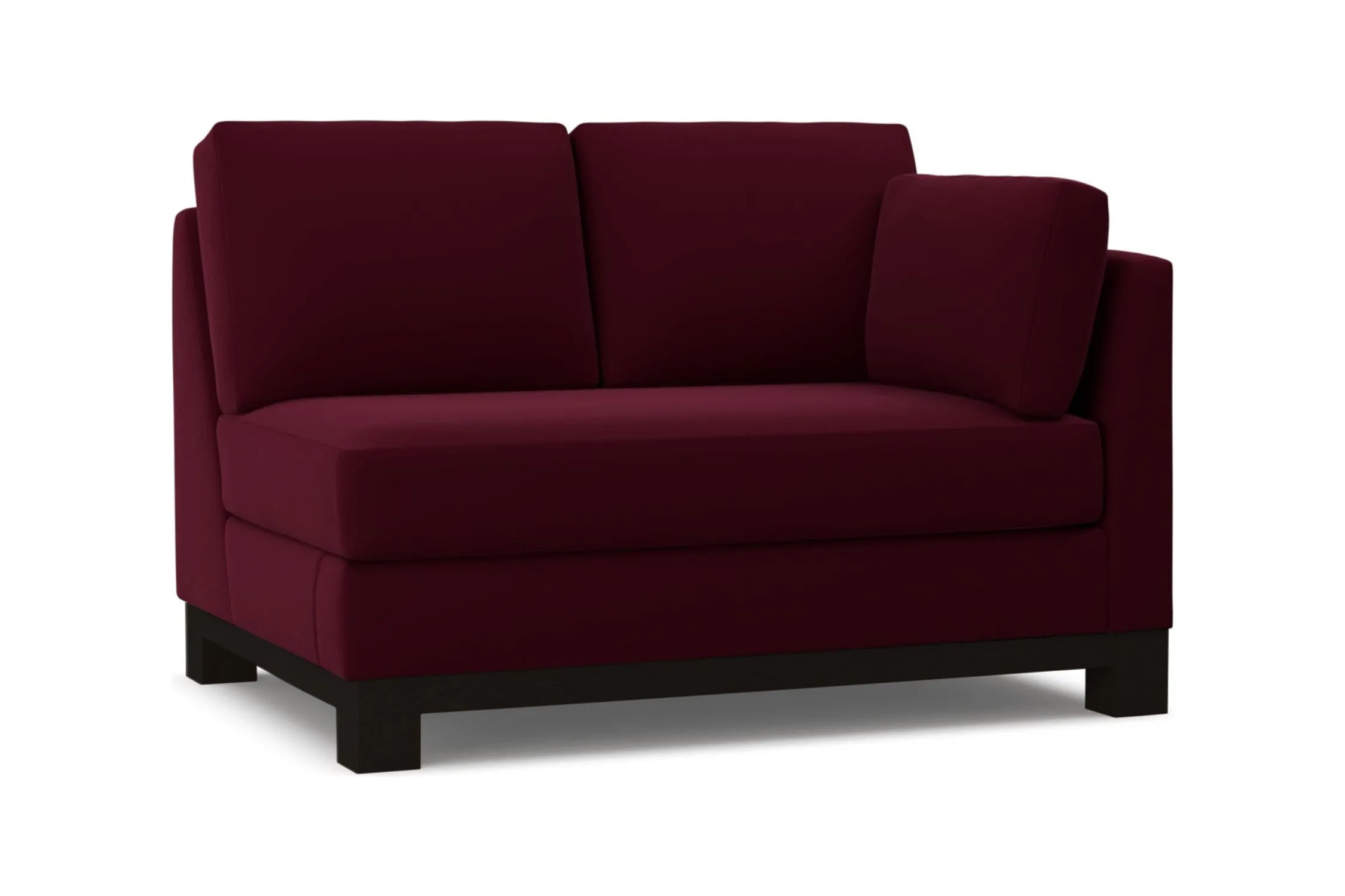 Avalon Right Arm Loveseat :: Leg Finish: Espresso / Configuration: RAF - Chaise on the Right