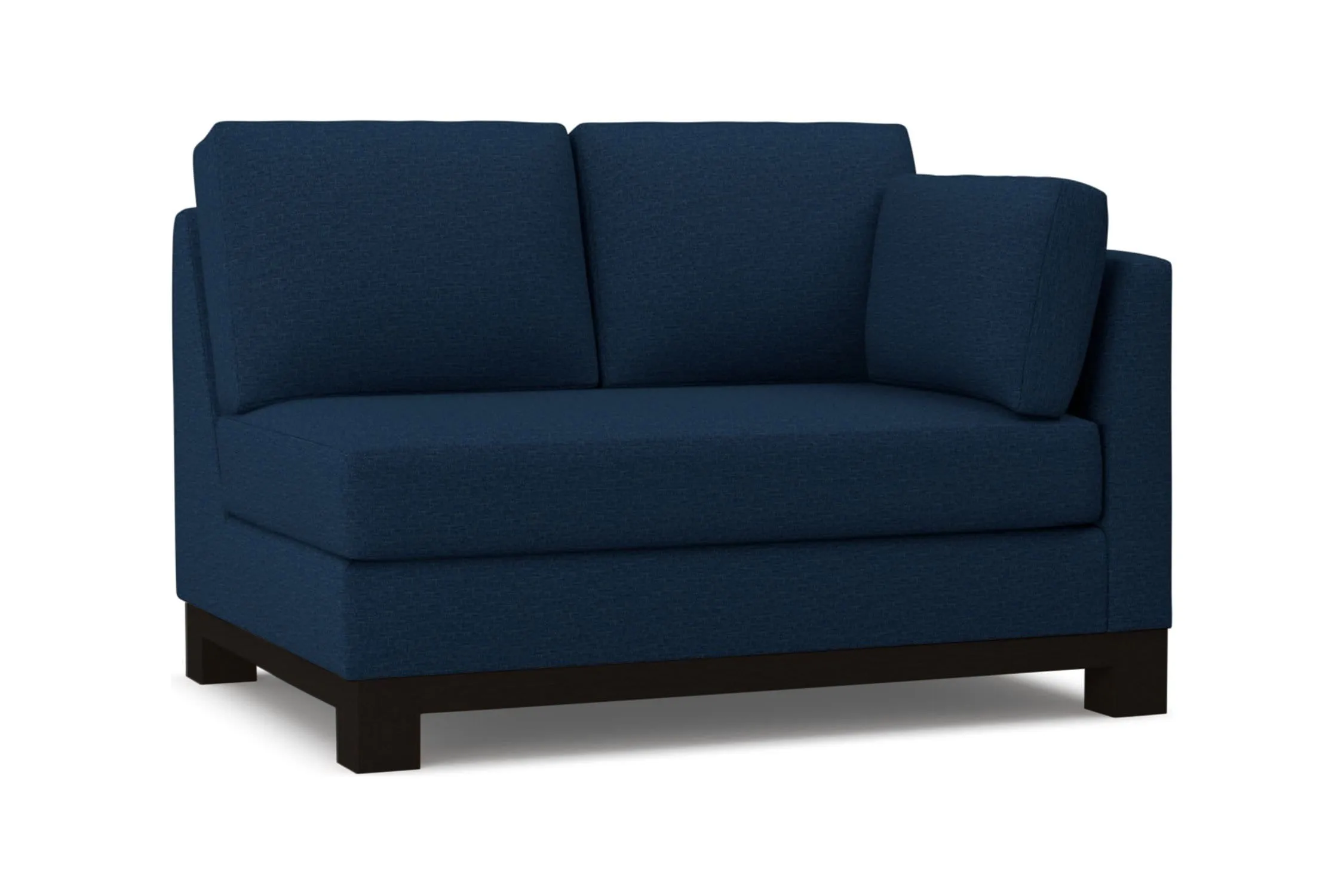Avalon Right Arm Loveseat :: Leg Finish: Espresso / Configuration: RAF - Chaise on the Right