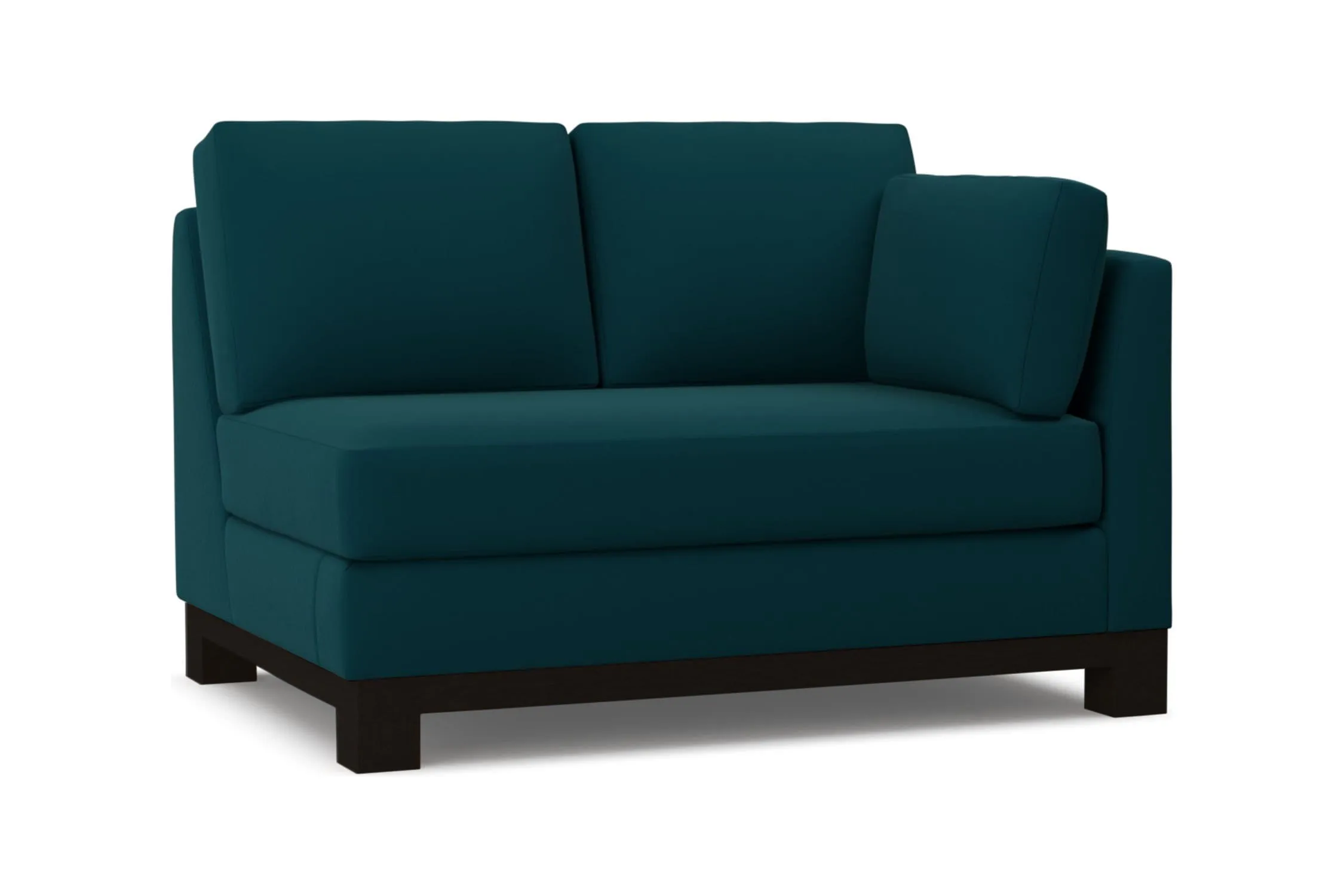 Avalon Right Arm Loveseat :: Leg Finish: Espresso / Configuration: RAF - Chaise on the Right