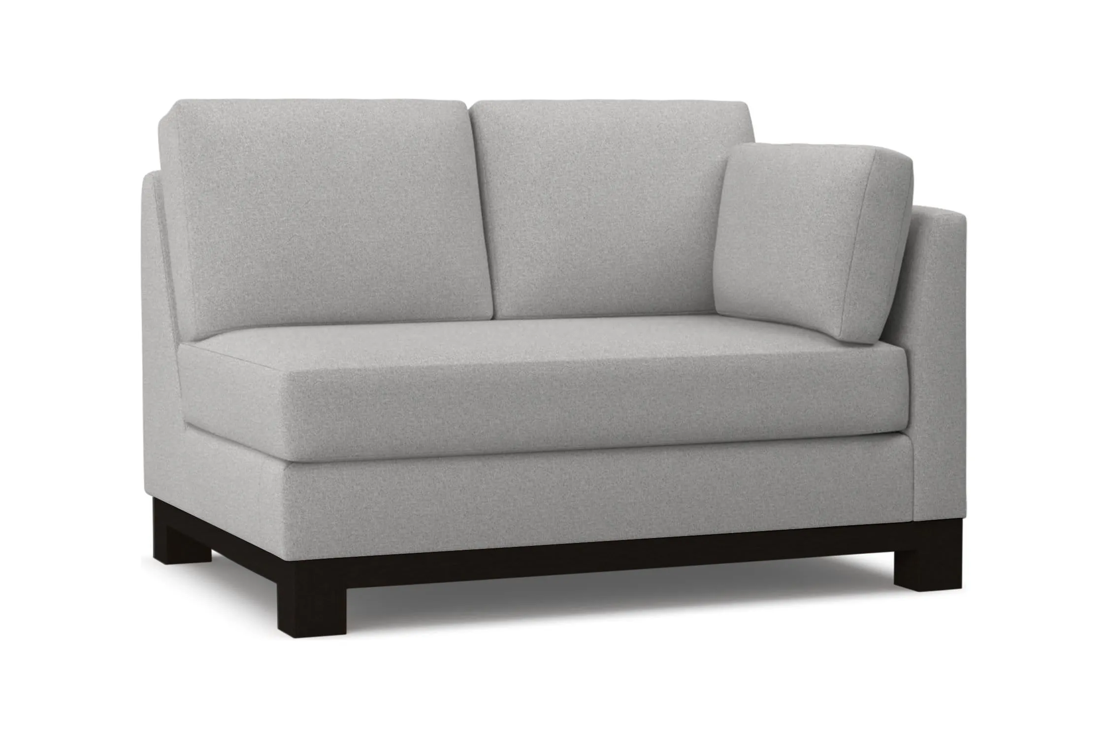 Avalon Right Arm Loveseat :: Leg Finish: Espresso / Configuration: RAF - Chaise on the Right