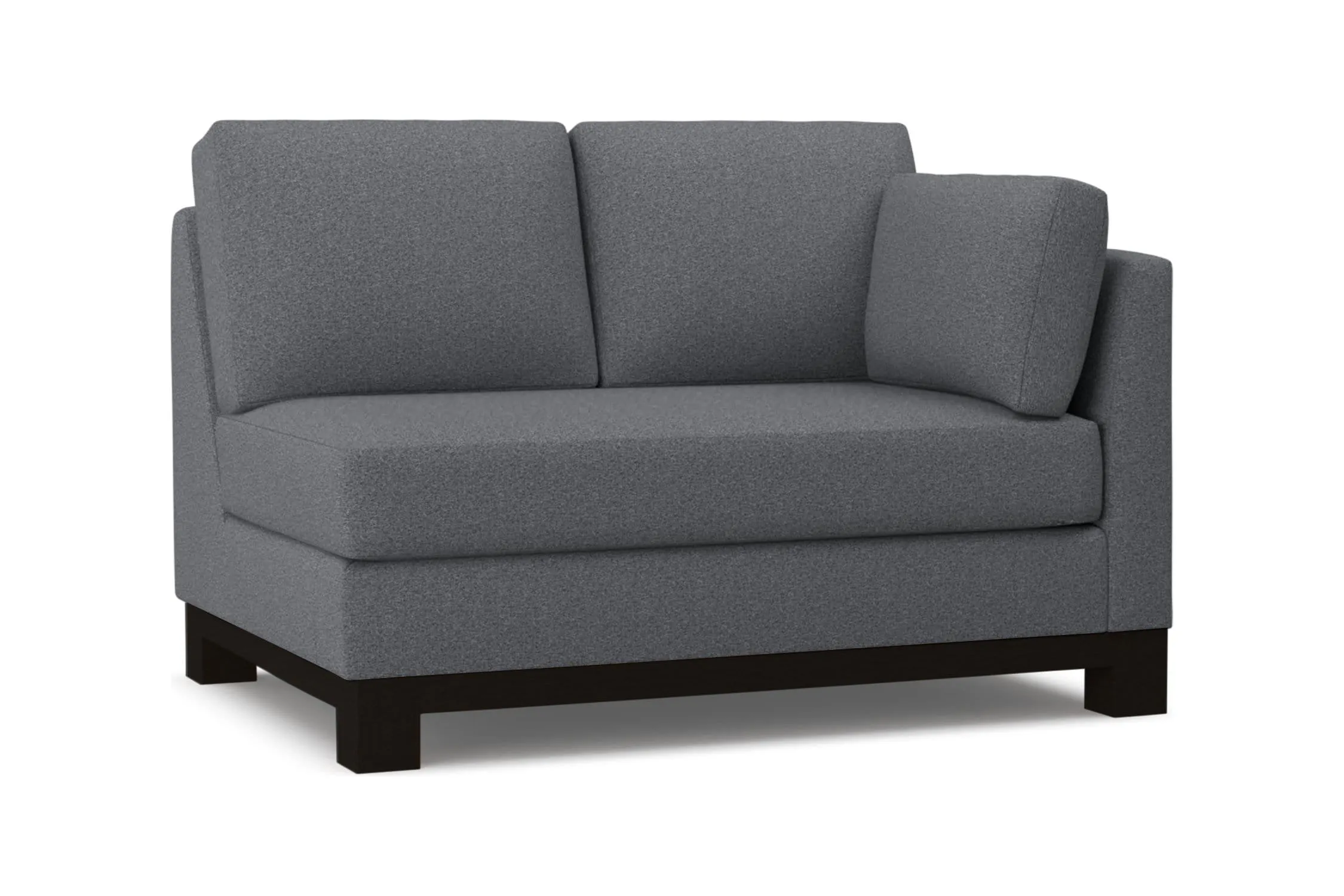 Avalon Right Arm Loveseat :: Leg Finish: Espresso / Configuration: RAF - Chaise on the Right