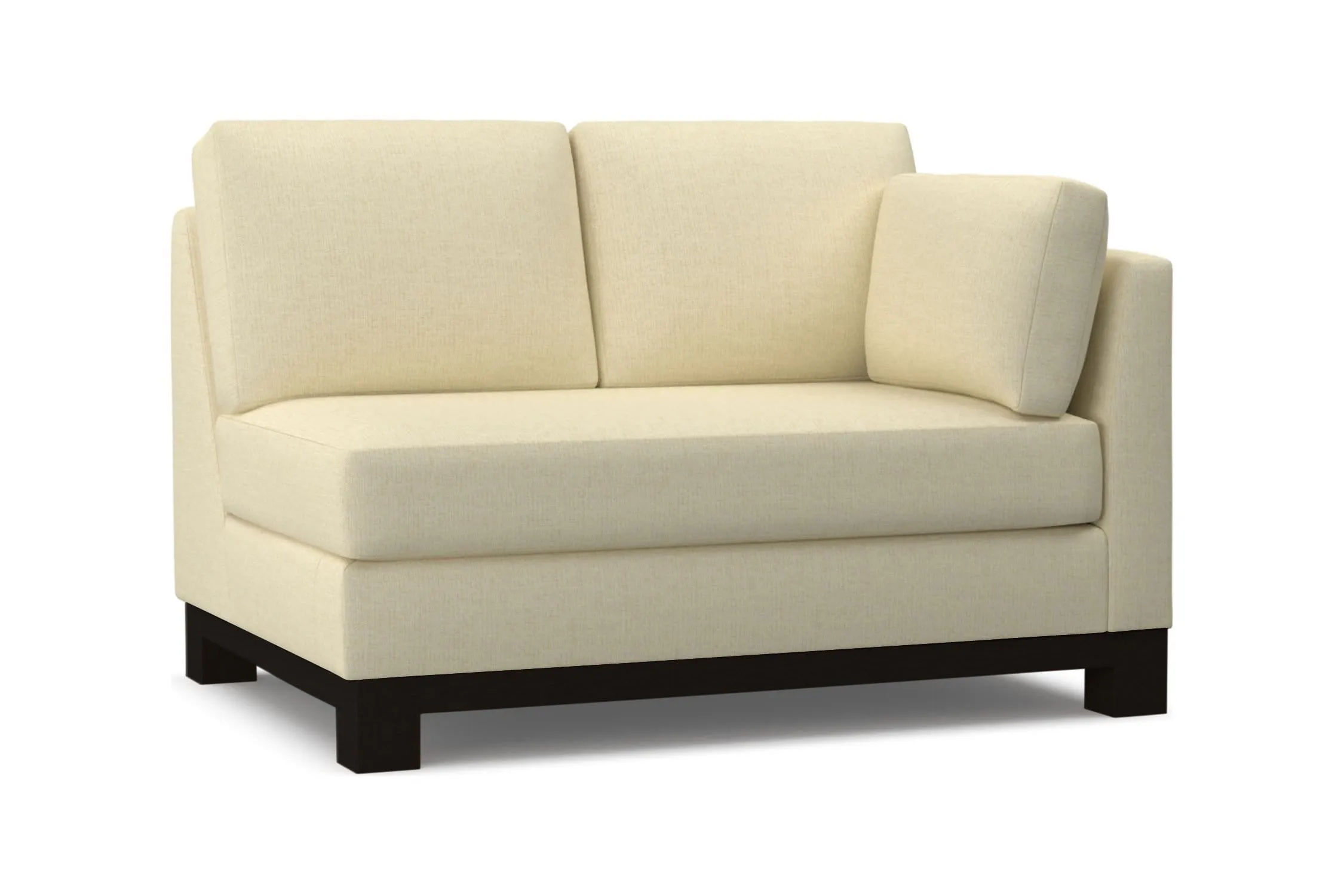 Avalon Right Arm Loveseat :: Leg Finish: Espresso / Configuration: RAF - Chaise on the Right