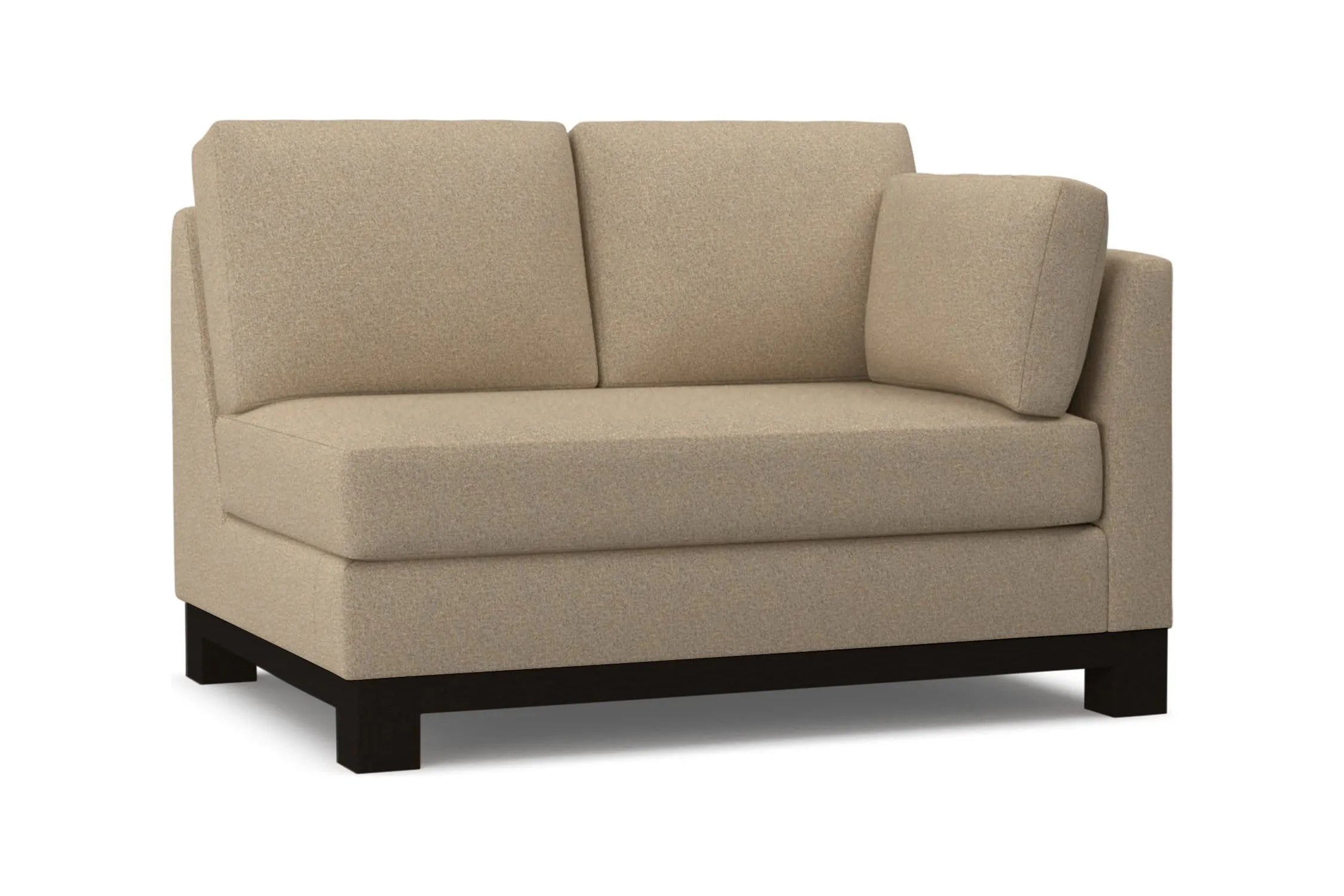 Avalon Right Arm Loveseat :: Leg Finish: Espresso / Configuration: RAF - Chaise on the Right