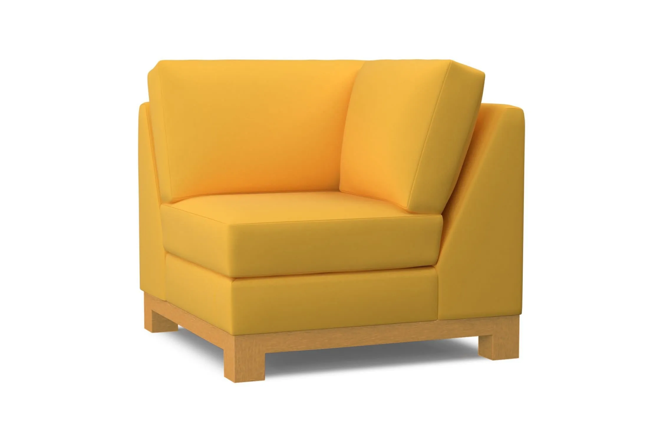Avalon Square Corner :: Leg Finish: Natural