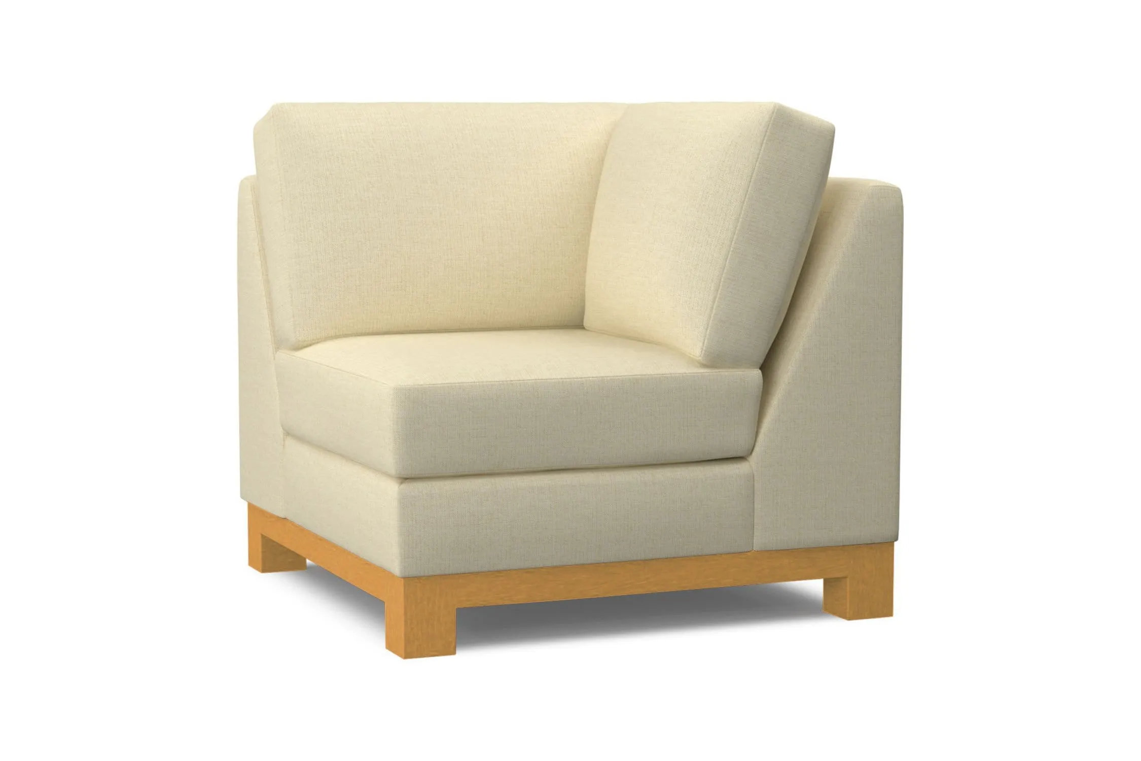 Avalon Square Corner :: Leg Finish: Natural