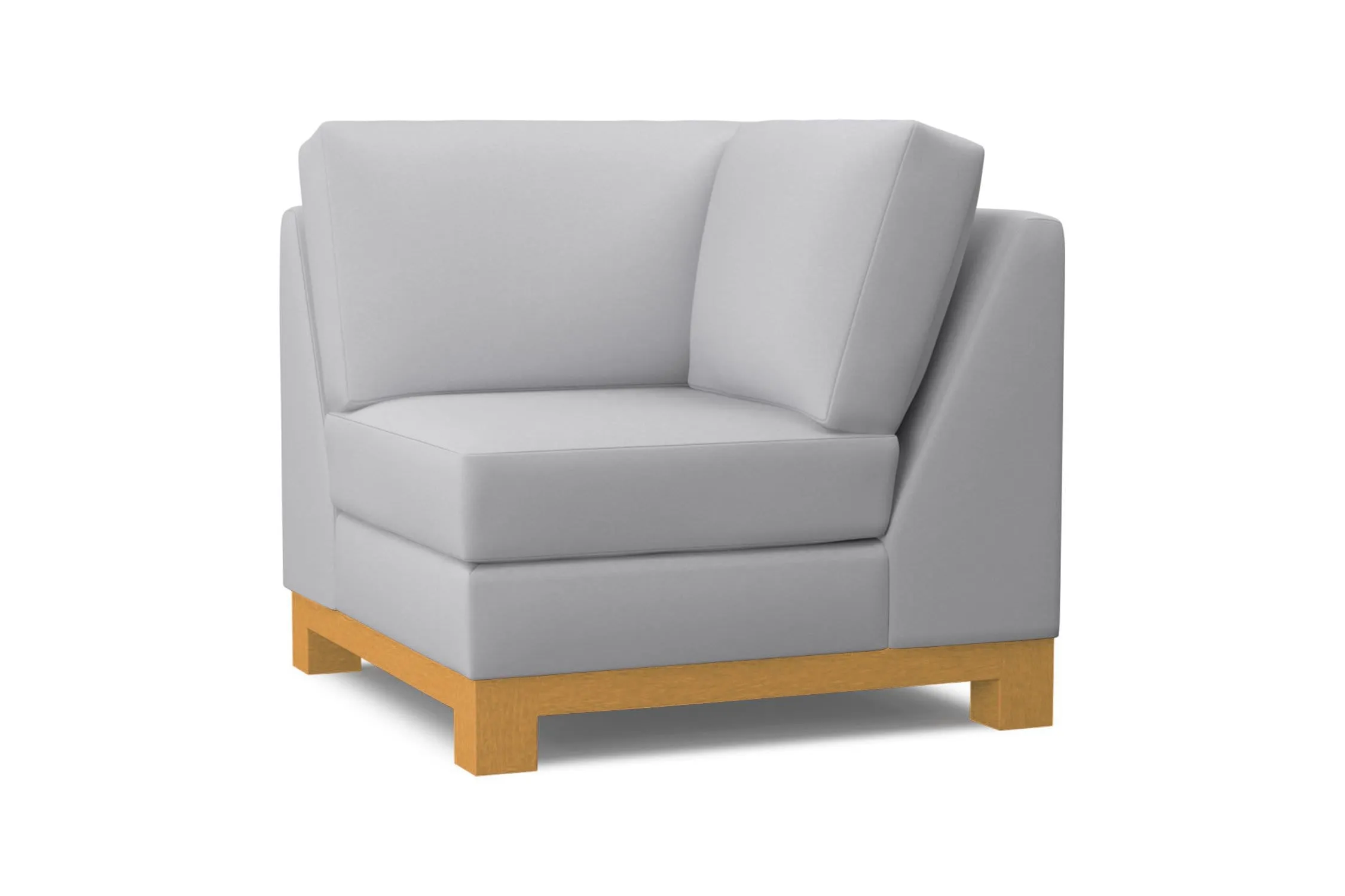 Avalon Square Corner :: Leg Finish: Natural
