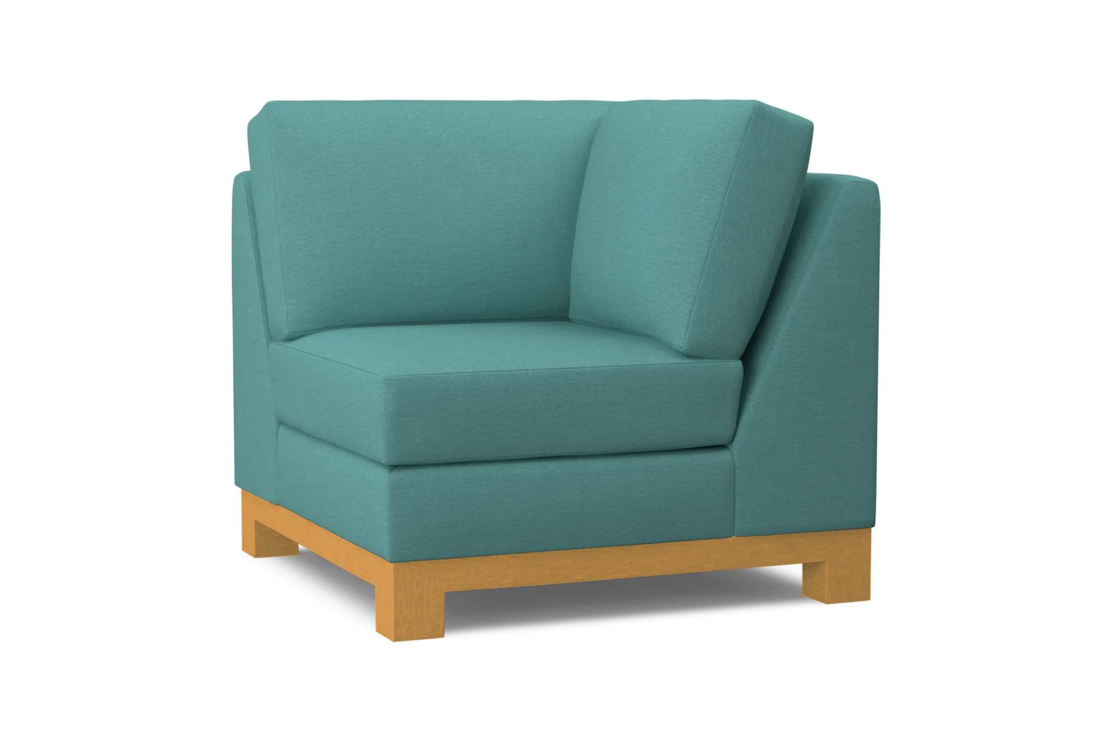 Avalon Square Corner :: Leg Finish: Natural