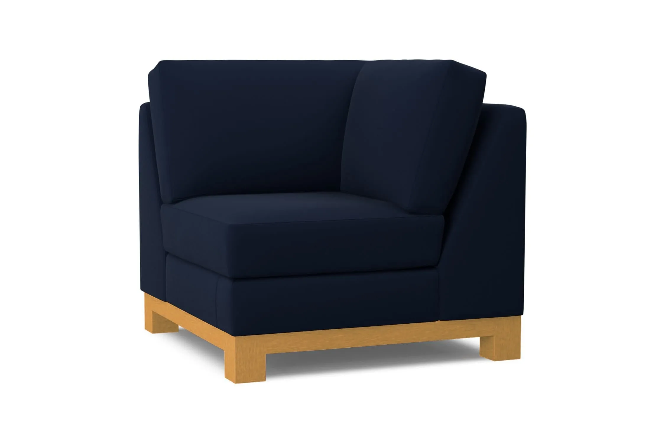 Avalon Square Corner :: Leg Finish: Natural