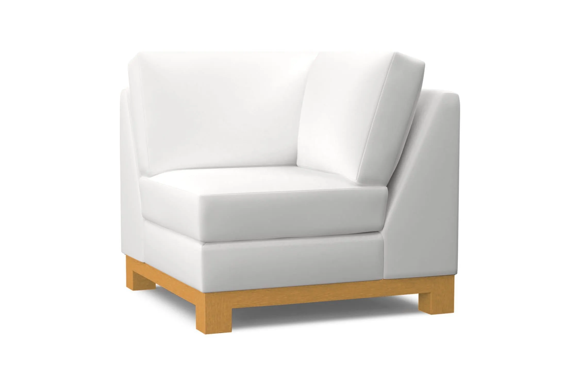 Avalon Square Corner :: Leg Finish: Natural