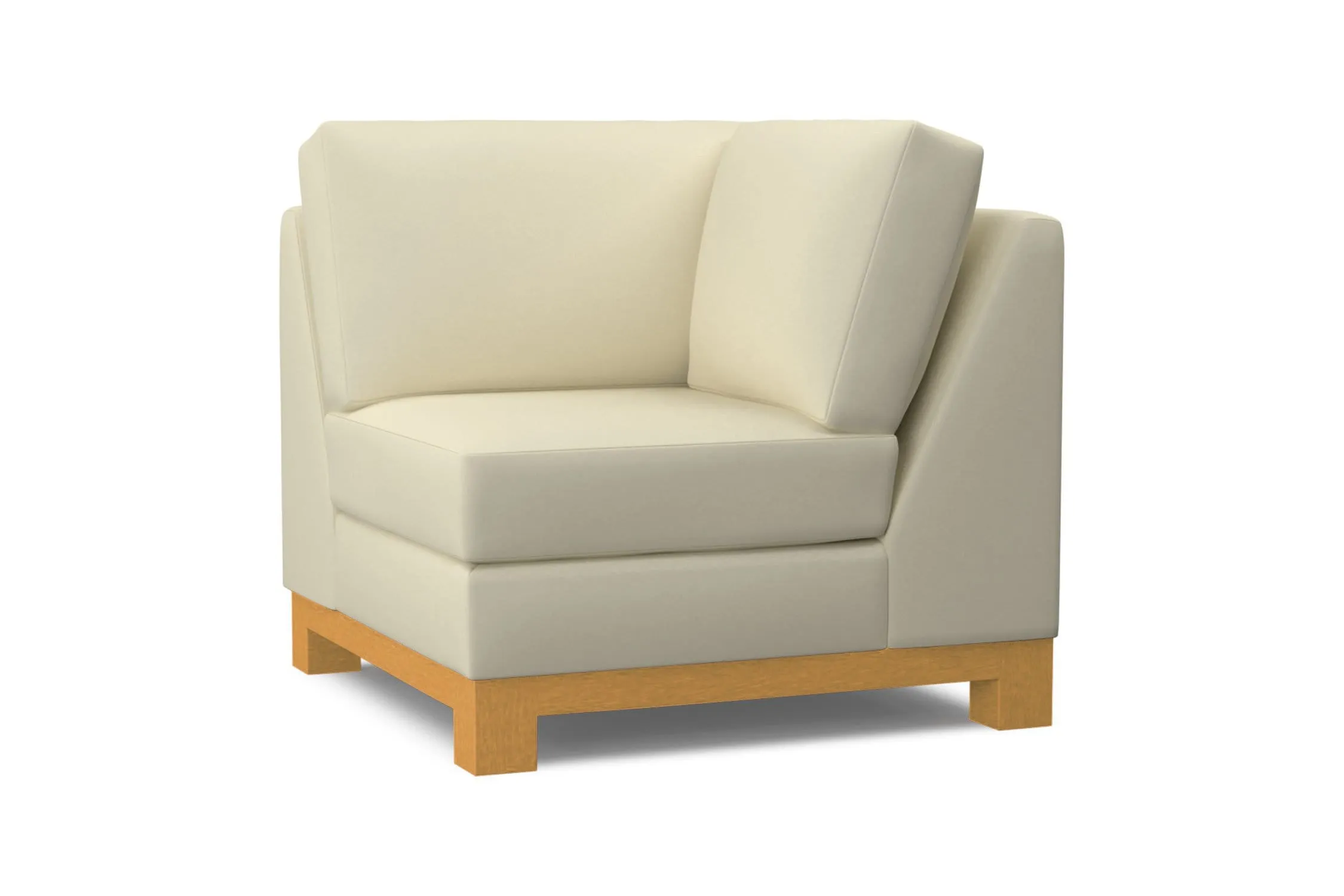 Avalon Square Corner :: Leg Finish: Natural