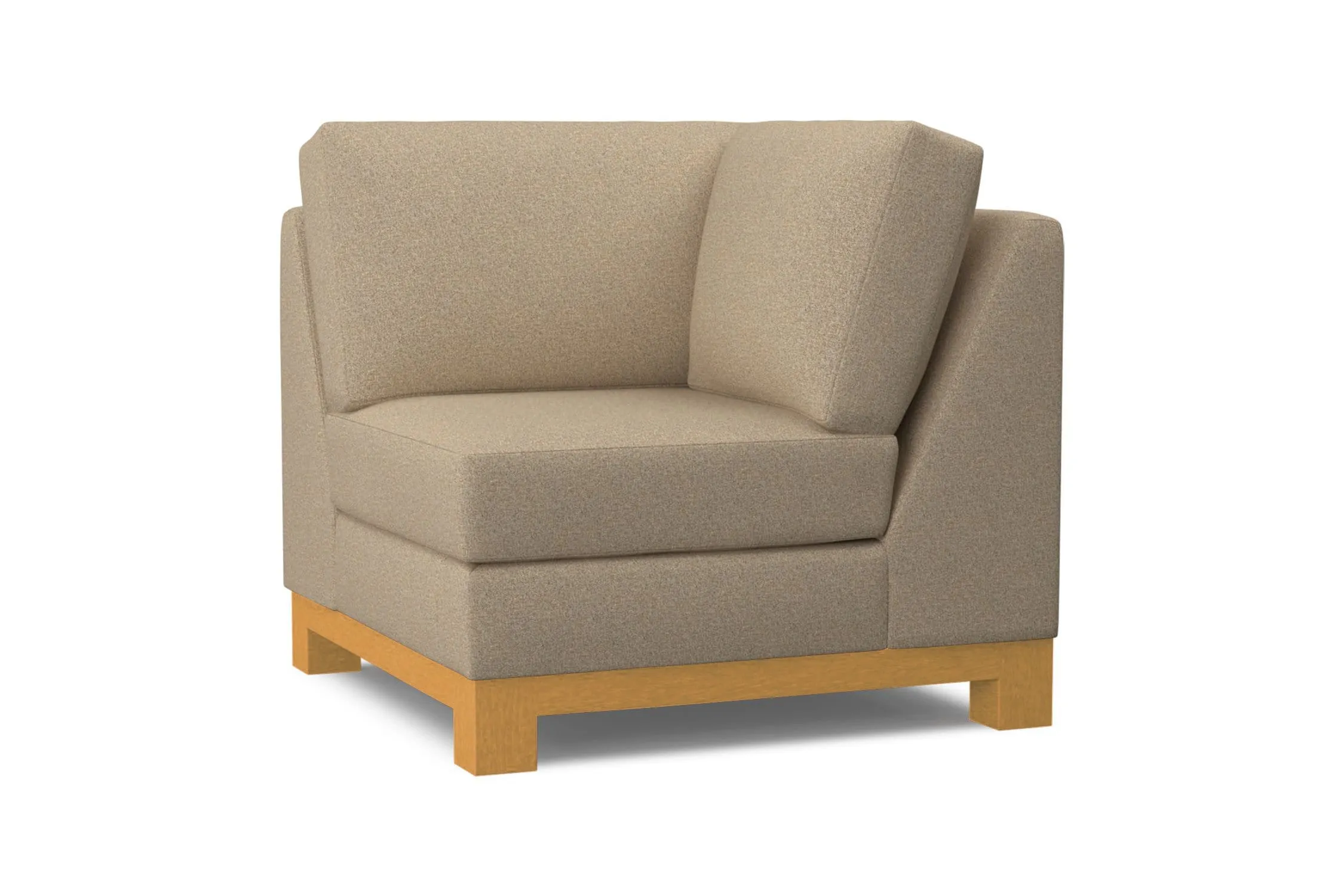 Avalon Square Corner :: Leg Finish: Natural