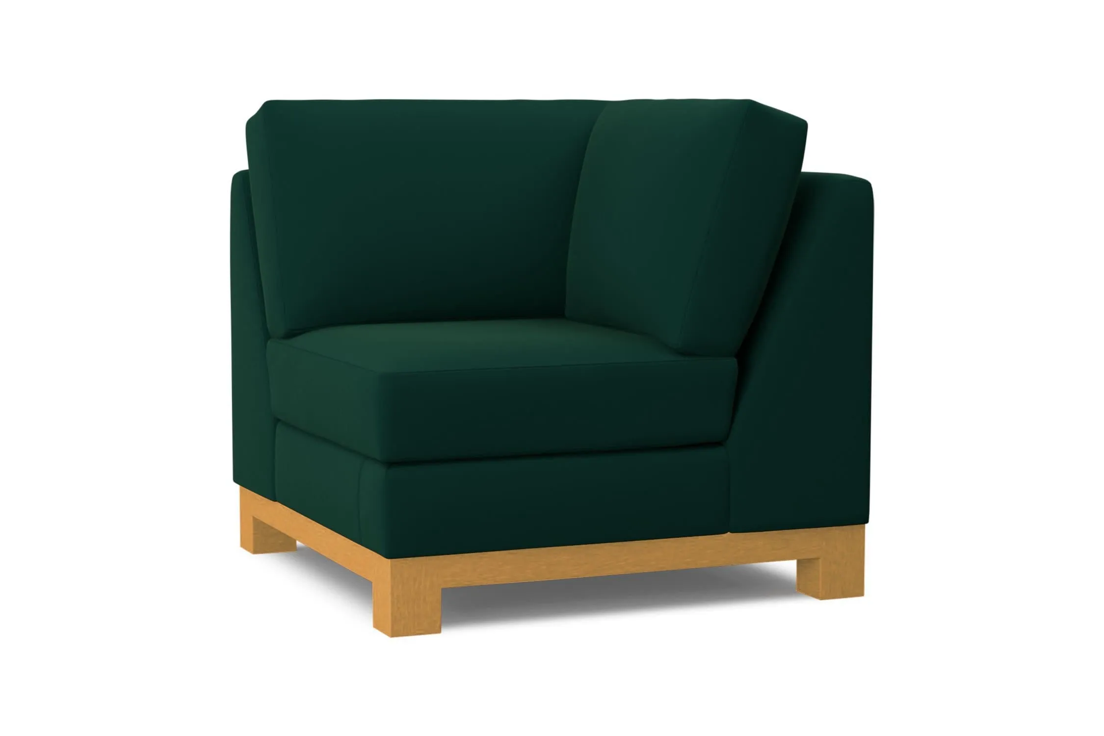 Avalon Square Corner :: Leg Finish: Natural