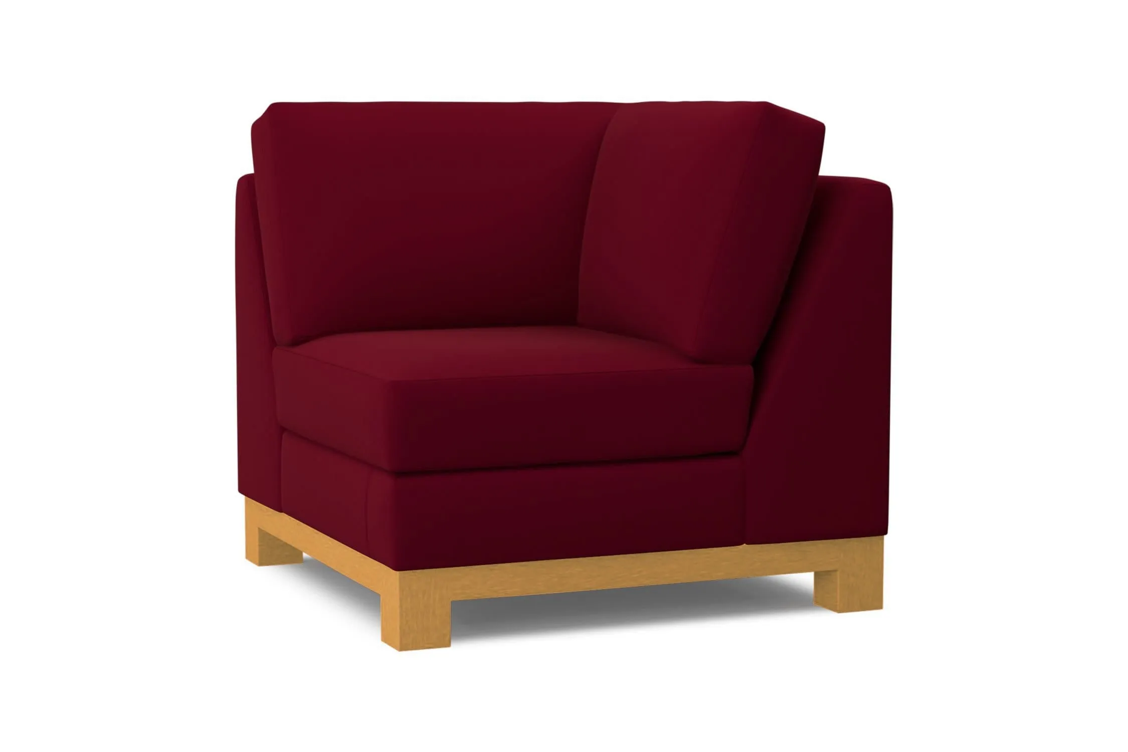 Avalon Square Corner :: Leg Finish: Natural