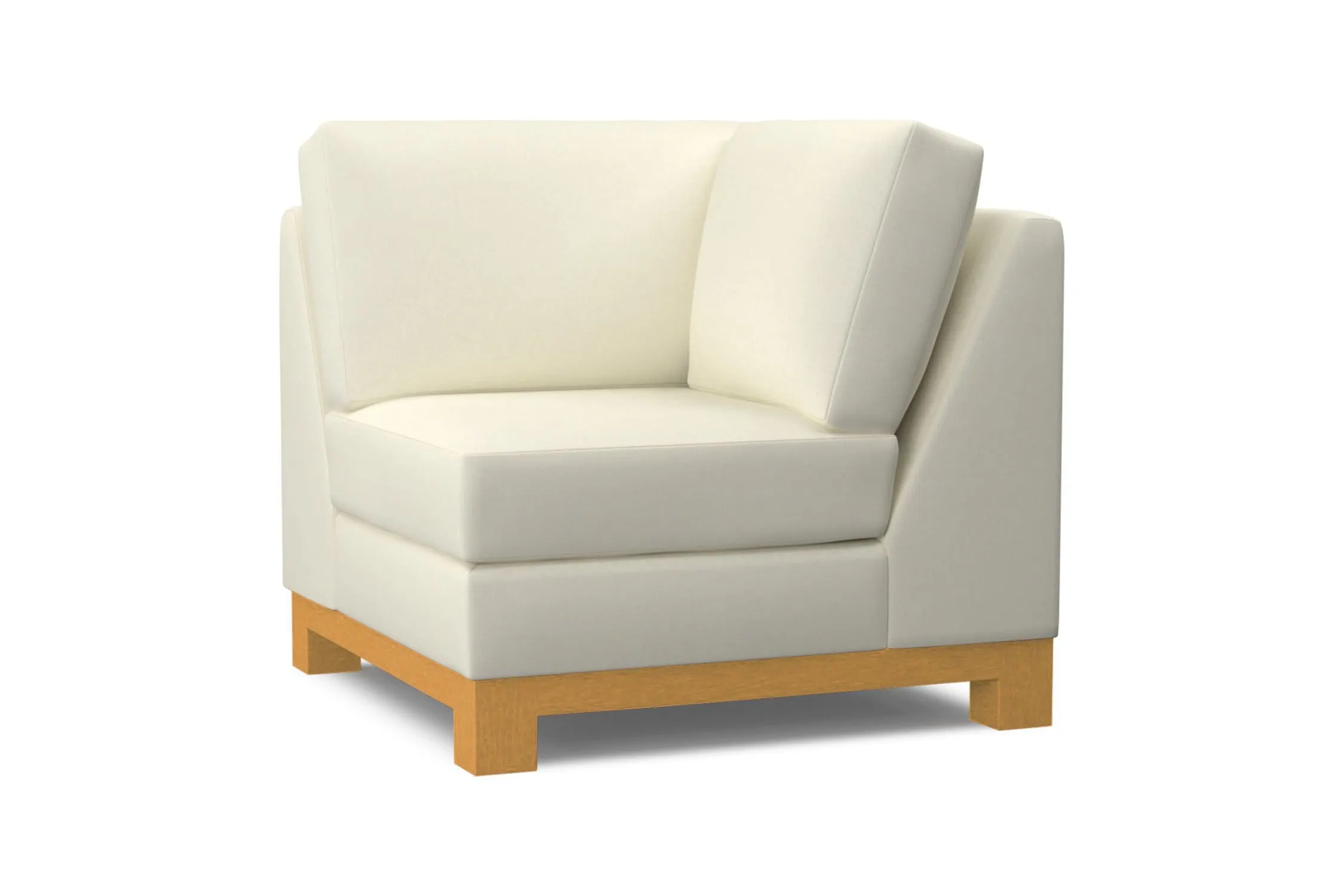 Avalon Square Corner :: Leg Finish: Natural