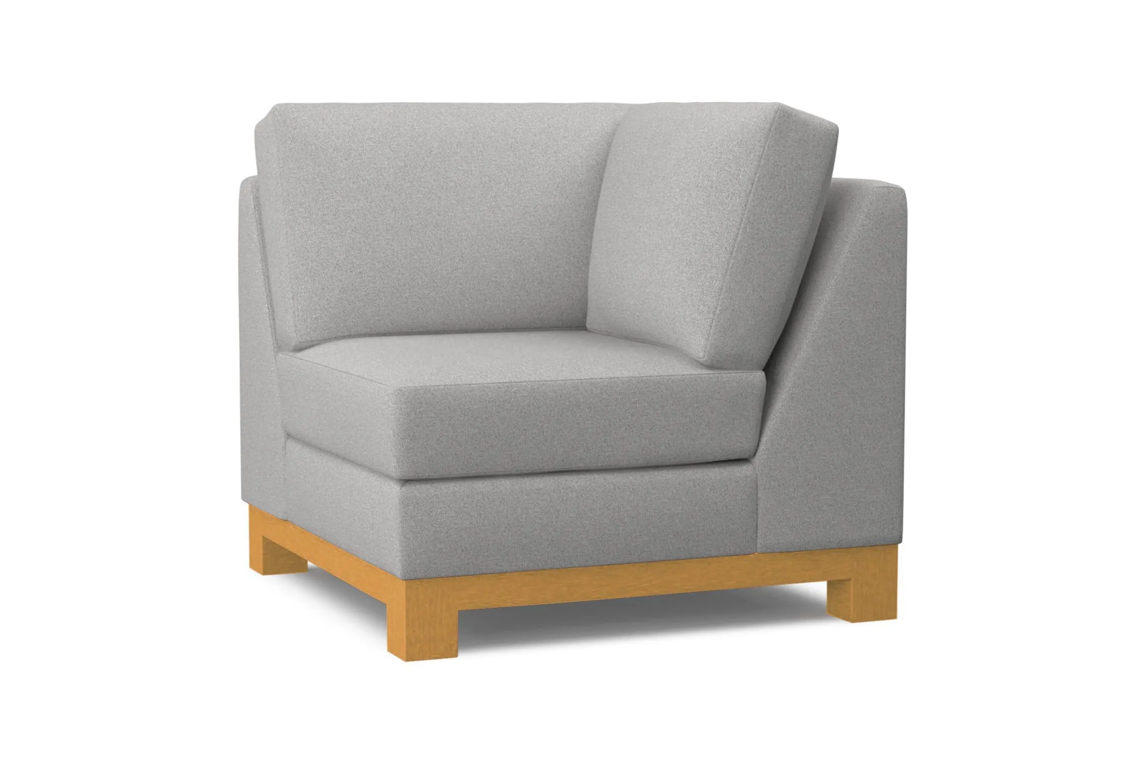 Avalon Square Corner :: Leg Finish: Natural