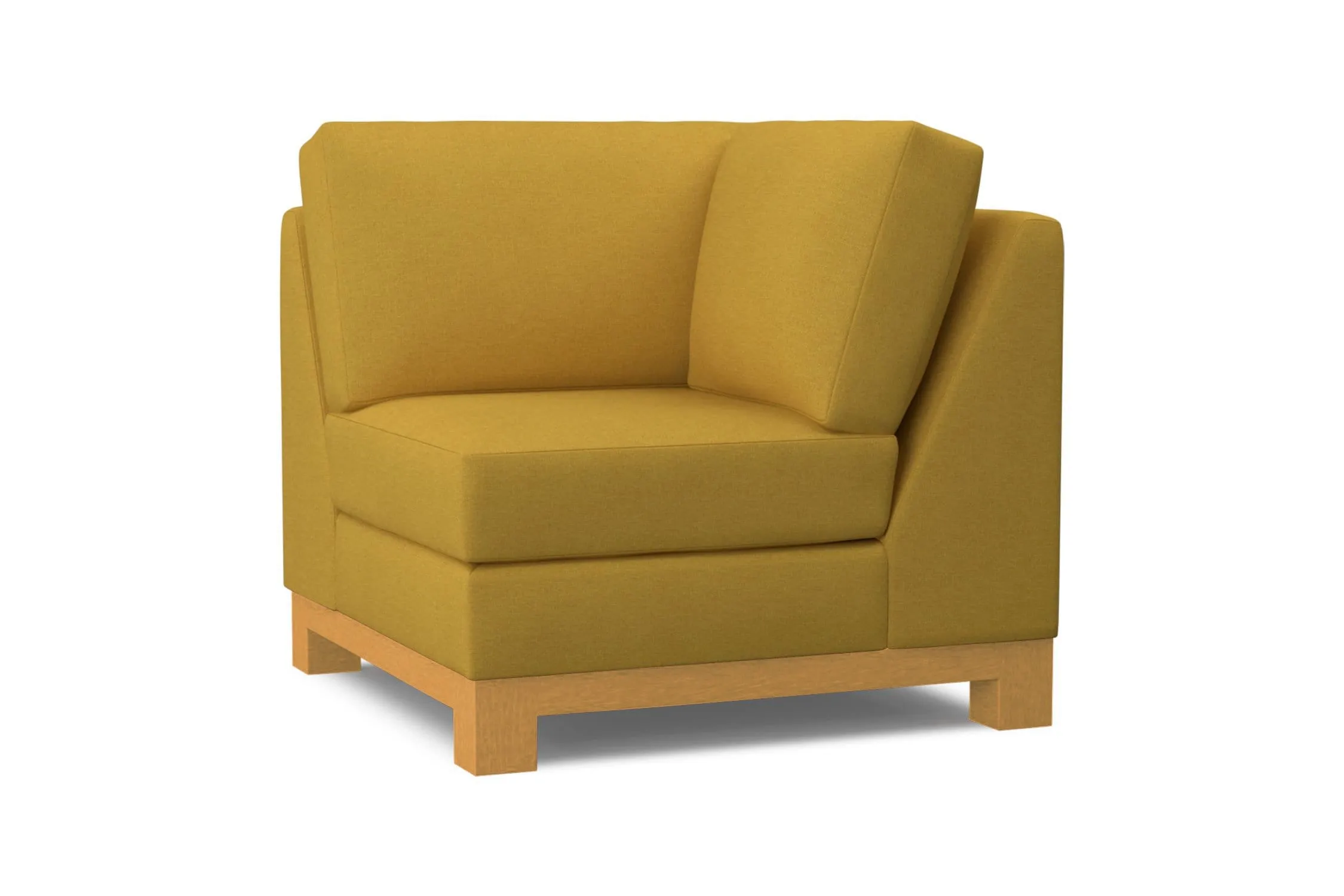 Avalon Square Corner :: Leg Finish: Natural