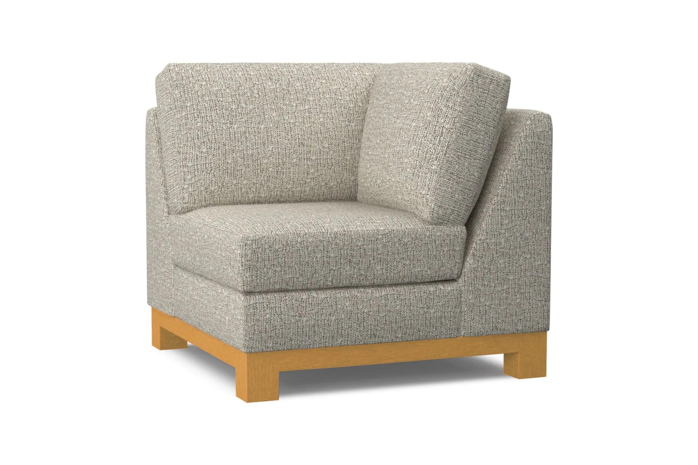 Avalon Square Corner :: Leg Finish: Natural