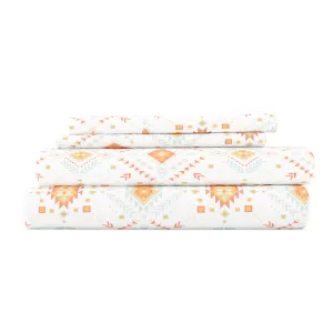 Aztec Dreams Pattern 4-Piece Sheet Set
