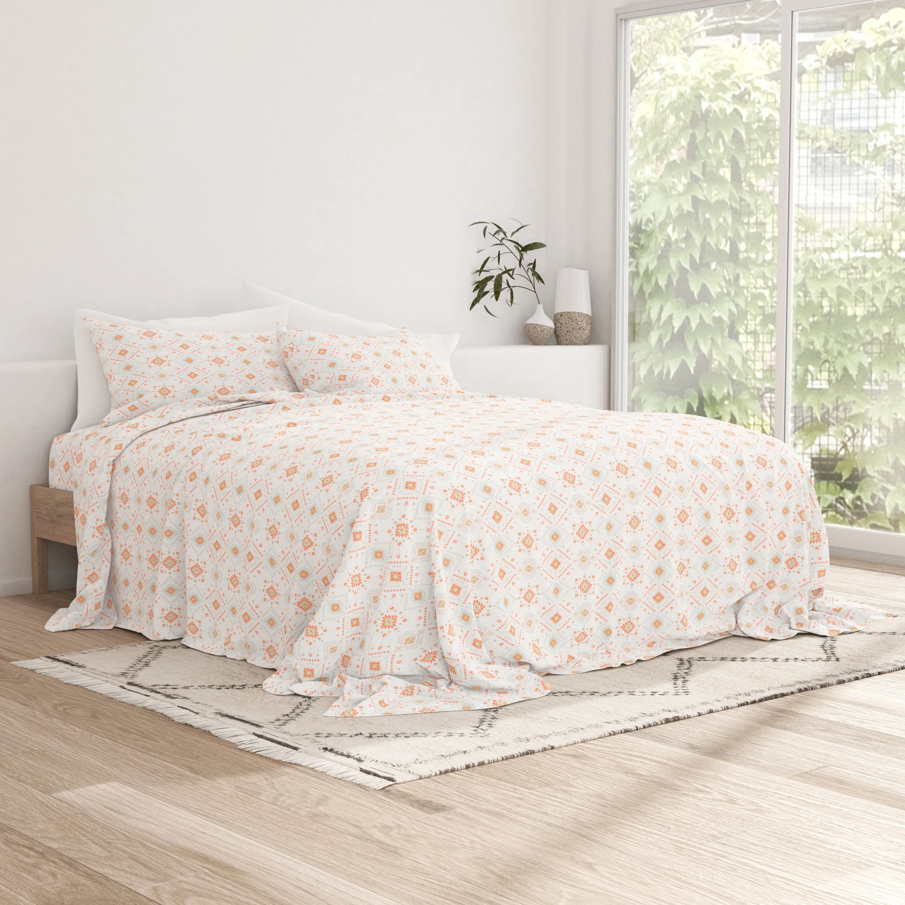 Aztec Dreams Pattern 4-Piece Sheet Set