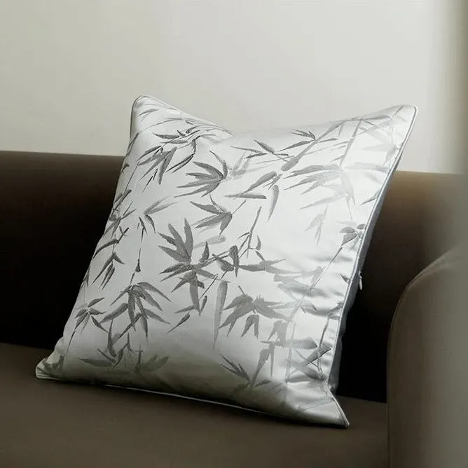 Bamboo Print Throw Cushion