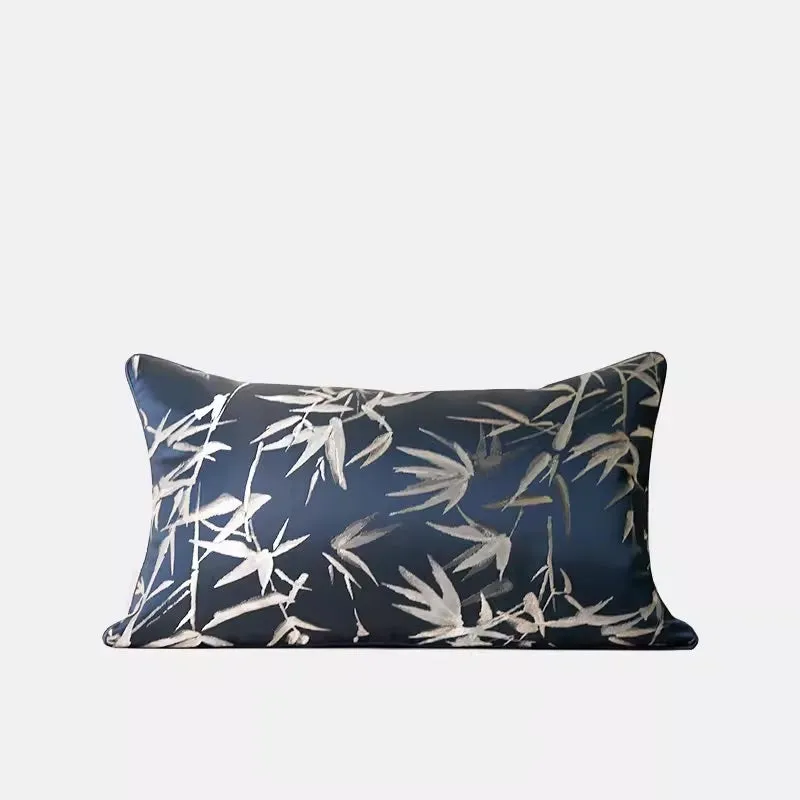 Bamboo Print Throw Cushion