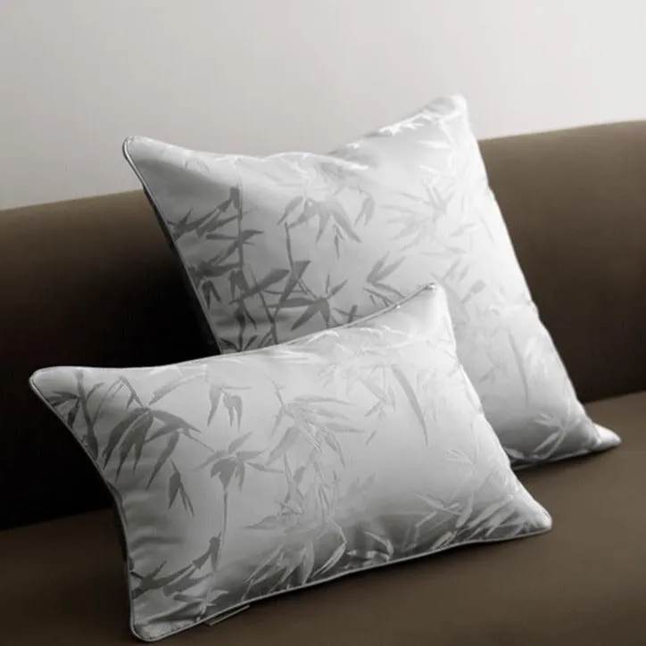 Bamboo Print Throw Cushion