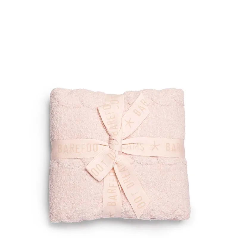 BAREFOOT DREAMS | CozyChic Heathered Cable Baby Blanket