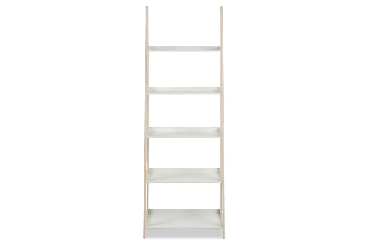 Bea Wall Unit | Large | White & Bamboo