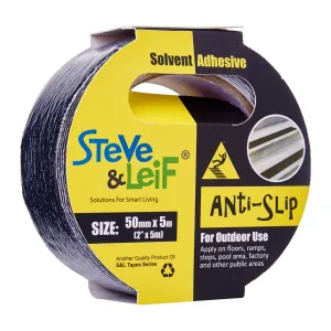 Black Outdoor Anti-Slip Tape (50Mm X 5M)