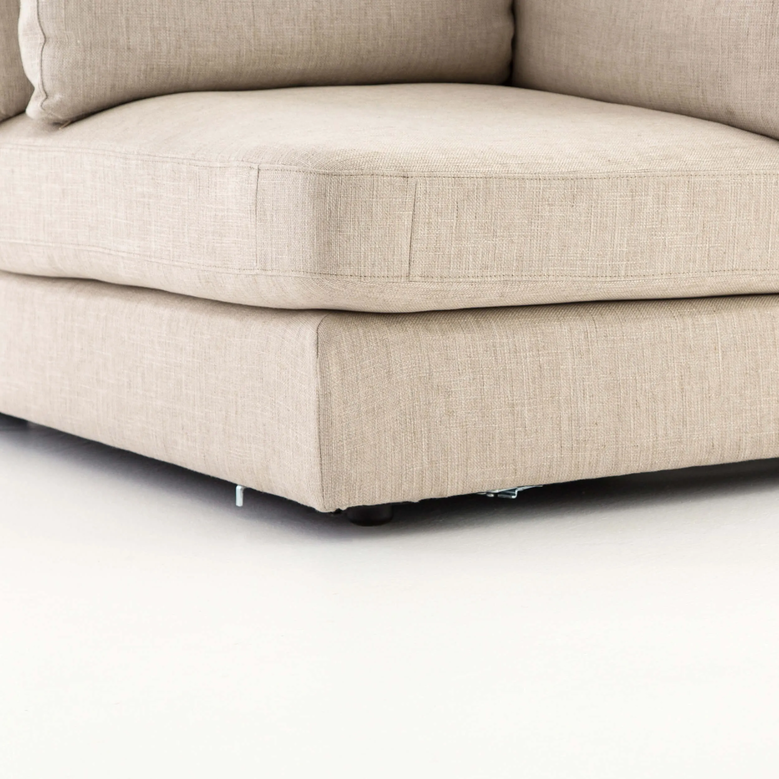 Bloor 7 Piece Sectional w/ Ottoman, Essence Natural